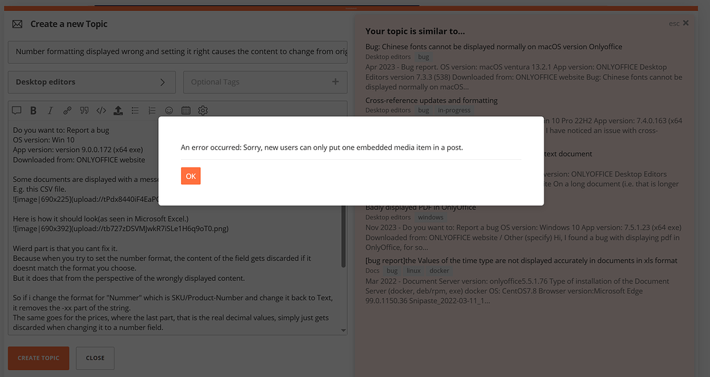 RANT: Never have i ever had that much hazzle creating a bug report as a ...