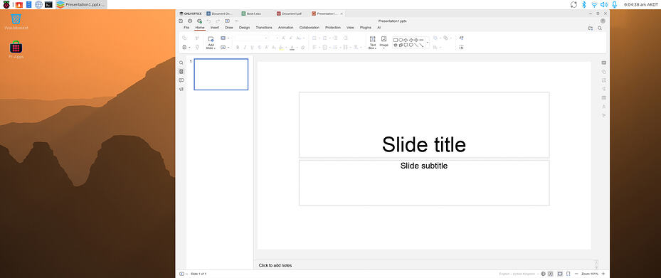Presentation
