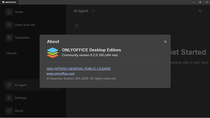 OnlyOffice msi v9.2 _ Unable to check for updates _ Sun 7 Dec 2025