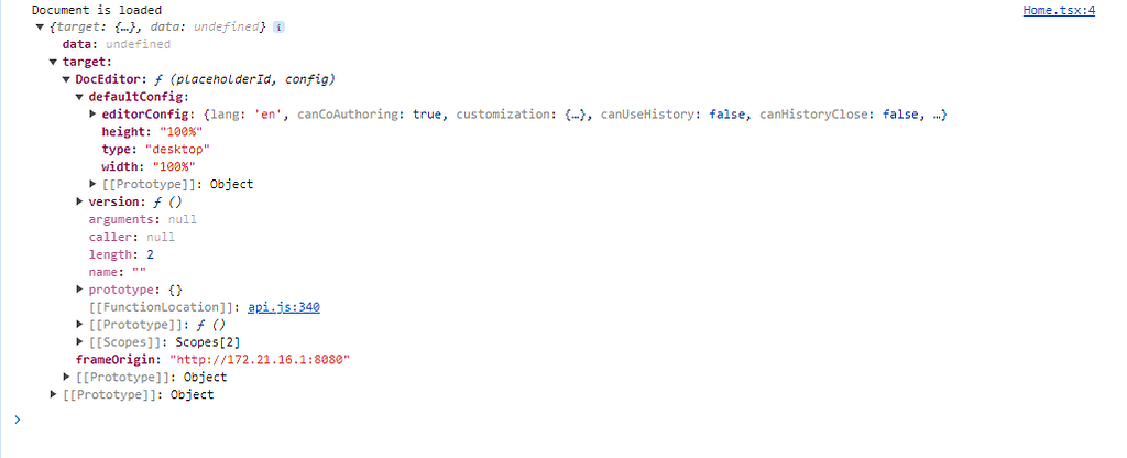 Display the uploaded file in server to react app - Docs - ONLYOFFICE ...